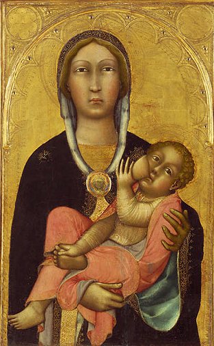 Madonna and Child ca. 1375 by Paolo di Giovanni Fei The Metropolitan Museum of Art  NYC 41.190.13 